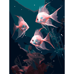 Товари для малювання - Картина за номерами Strateg Яскраві риби 30 х 40 см (SS-1291) Товари для малювання - Картина за номерами Strateg Яскраві риби 30 х 40 см (SS-1291)