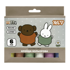 Мел цветной Yes Jumbo Miffy 6 шт (400570)