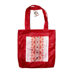 Рюкзаки и сумки - Сумка шоппер с карманом 4Profi "Вышиванка" 40*35 см Оранжевый 37400 (3595)