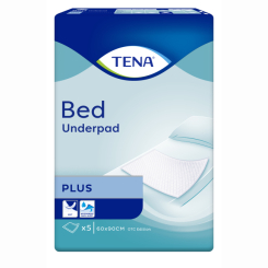 Товары по уходу - Пеленки мочепоглощающие Tena Bed Plus 60 х 90 см 5 шт (7322540801934)