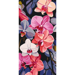 Товари для малювання - Картина за номерами Art Craft Яскраві орхідеї 40 х 80 см (13072-AC)