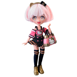 Ляльки - Лялька 4SF Manga Dolls Hello Kitty Золота Ролер Діва (HKTF1000)