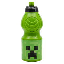 Ланч-боксы, бутылки для воды - Бутылка спортивная Stor Майнкрафт 400 мл пластиковая (Stor-40432)