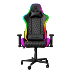 Мебель для геймеров - Кресло геймерское GamePro Hero RGB (GC-700-Black)