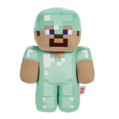 Персонажі мультфільмів - М'яка іграшка Minecraft Стів у діамантовій броні 20 см (HBN39/10)