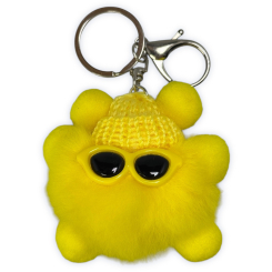 Брелоки - Брелок Тискуни жовтий 8 см (MYK008) Брелоки - Брелок Тискуни жовтий 8 см (MYK008)