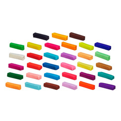 Набори для ліплення - Набір пластиліну 33 кольори(A3458)