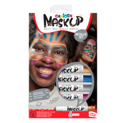 Косметика - Краска для лица Carioca Mask up metallic 6 цветов (43155) Косметика - Краска для лица Carioca Mask up metallic 6 цветов (43155)