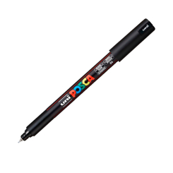 Маркер Uni Posca черный (PC-1MR BLACK(N))