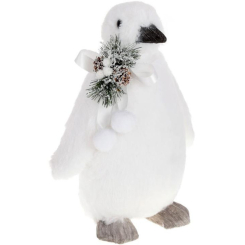 Аксессуары для праздников - Игрушка новогодняя Белый пингвинчик 36 см Bona DP114254