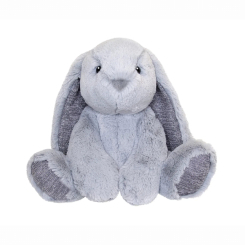 М'які тварини - М'яка іграшка Aurora Кролик сірий 25 см (201034B)