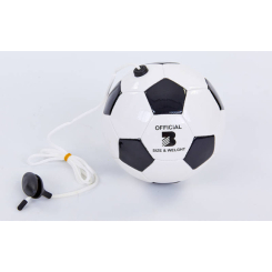 Спортивные активные игры - Мяч футбольный тренировочный planeta-sport тренажер №3 FB-6883-3