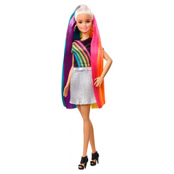 Ляльки - Лялька Barbie Веселкова і блискуча (FXN96)