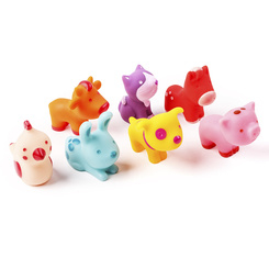 Іграшки для ванни - Набір фігурок DJECO Troopo-ферма (DJ09116)