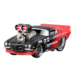 Автомоделі - Автомодель Maisto Muscle 1971 Chevrolet Camaro Black red (15526/15554)