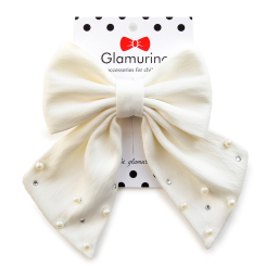 Біжутерія та аксесуари - Бант Glamurino Little Miss айворі (5001.2)