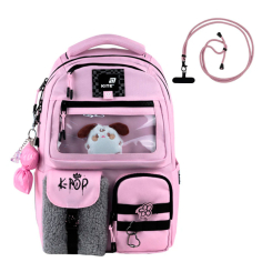 Рюкзаки и сумки - Рюкзак Kite Education teens Розовый (K25-2587M-4) Рюкзаки и сумки - Рюкзак Kite Education teens Розовый (K25-2587M-4)