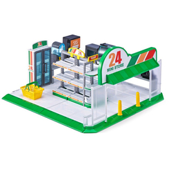 Аксессуары для фигурок - Игровой набор Mini brands Supermarket Магазин у дома (77206)