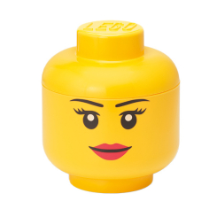 Боксы для игрушек - Бокс-голова LEGO Lifestyle Girl Small (40310805)