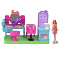 Ляльки - Ігровий набір Barbie Mini BarbieLand Заклади міста Перукарня (JCR29/1)