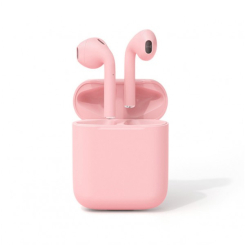 Портативні колонки та навушники - Бездротові Bluetooth навушники з вбудованим чіпом JL D8 Inpods 12 TWS Рожеві (268)