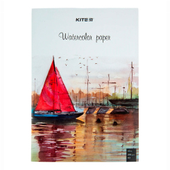 Канцтовары - Бумага для акварели Kite 10 листов А3 (K23-268)