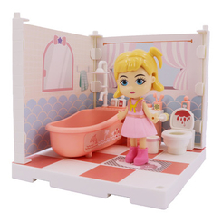 Куклы - Игровой набор Funky Toys Уютный уголок Кукла в ванной комнате (FT3108)