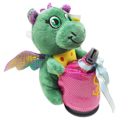 М'які тварини - М'яка іграшка-скарбничка Дракончик зелений MIC (M16304) (222748)