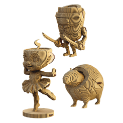 3D-пазли - 3D пазл Cartonic Ballerina Cappuccina and friends 3 в 1 (CARTBALLER)