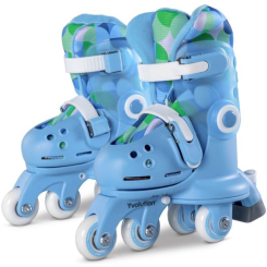 Ролики детские - Роликовые коньки YVolution Twista голубые (YC01B4)