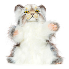 М'які тварини - Іграшка-рукавичка Hansa Puppet Манул 40 см (4806021975190)