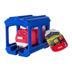 Залізниці та потяги - Паровозик Jazwares Chuggington Ашер з гаражем (JW10566/38620/10589)