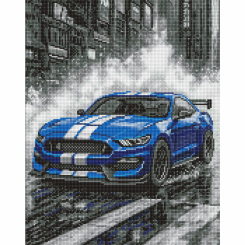 Мозаика - Алмазная мозаика Идейка Синяя гонка 40 х 50 см (AMO8248) Мозаика - Алмазная мозаика Идейка Синяя гонка 40 х 50 см (AMO8248)
