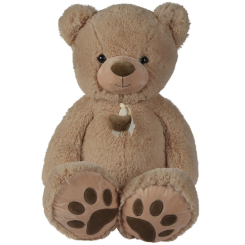 М'які тварини - ​М'яка іграшка Nicotoy Ведмежа коричневе 85 см (5810020)
