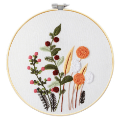 Наборы для творчества - Набор для вышивки гладью Brushme Следы лета (EMBR006)