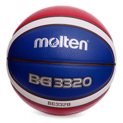 Спортивные активные игры - Мяч баскетбольный Composite Leather B6G3320 Molten №6 Оранжево-синий (57483056) (539303586)