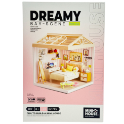 Конструкторы с уникальными деталями - Конструктор-румбокс Mini House Интерьер Спальня (8004)