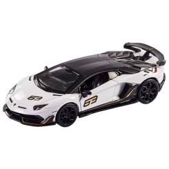 Транспорт і спецтехніка - Автомодель Автопром Lamborghini Aventador SVJ біла (68472/1)