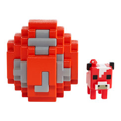Фігурки персонажів - Фігурка Minecraft Грибна корова у яйці (FMC85/FMC86)