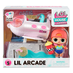 Ляльки - Ляльковий набір LOL Surprise Маленькі кімнатки Авіаподорож леді Скейт (580218)