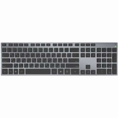 Клавіатура і миші - Клавіатура GamePro Wireless USB адаптер 2.4 ГГц Bluetooth металік (GK1500)