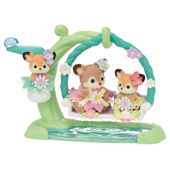 Фігурки тварин - Ігровий набір Sylvanian Families Малюки Оленята з квітковими гойдалками (5801) Фігурки тварин - Ігровий набір Sylvanian Families Малюки Оленята з квітковими гойдалками (5801)