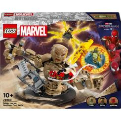 Конструктори LEGO - Конструктор LEGO Super Heroes Marvel Людина-Павук vs. Піщана людина: Вирішальна битва (76280)