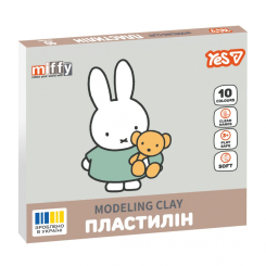 Наборы для лепки - Пластилин Yes Miffy 10 цветов (540718)