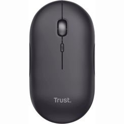 Клавіатура і миші - Мишка Trust Puck Rechargeable Ultra-Thin BT/WL Silent чорна (24059_TRUST)