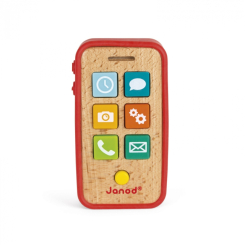 Розвивальні іграшки - Ігровий набір Janod Телефон зі звуком (J05334)