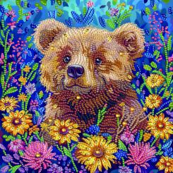 Мозаика - Алмазная мозаика Brushme Медвежонок (BH035)