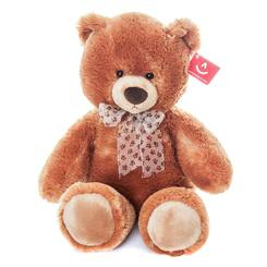 Мягкие животные - Мягкая игрушка Медведь сидячий AURORA Коричневый (61671A)