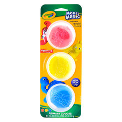 Набори для ліплення - Спеціальна маса для ліплення Базові кольори Crayola 3 кольори (23-6018)