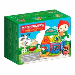 Магнитные конструкторы - Магнитный конструктор Magformers Супермаркет 22 элемента (717007)